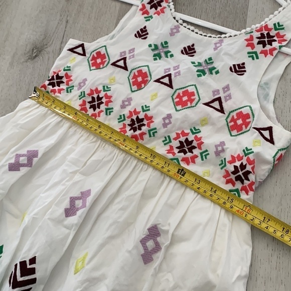 Anthropologie Embroidered Mini‎ Dress, XS cut out back - Picture 15 of 16